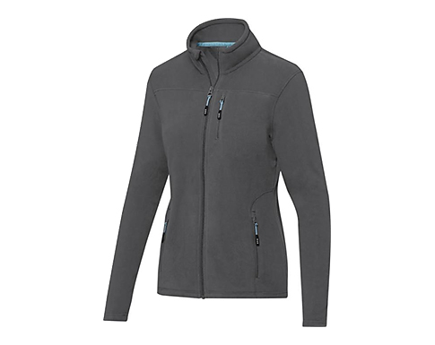 Chicago Womens GRS Recycled Full Zip Fleece Jackets - Storm Grey