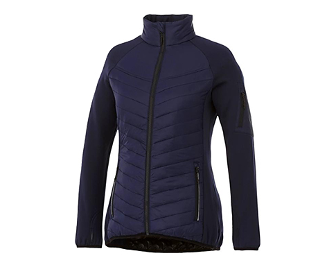 Gilbertown Womens Hybrid Insulated Jackets - Navy Blue
