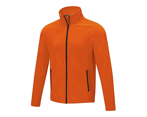 Whitby Mens Full Zip Fleece Jackets - Orange