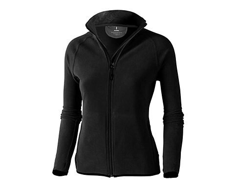 Buxton Womens Full Zip Fleece Jackets - Black