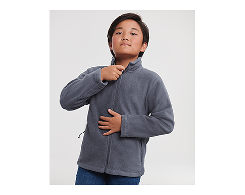 Russell Schoolgear Kids Full Zip Fleece Jackets - Lifestyle