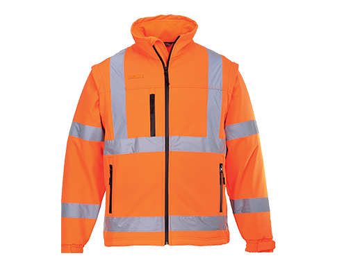 Portwest High Visibility Softshell Jackets - Safety Orange