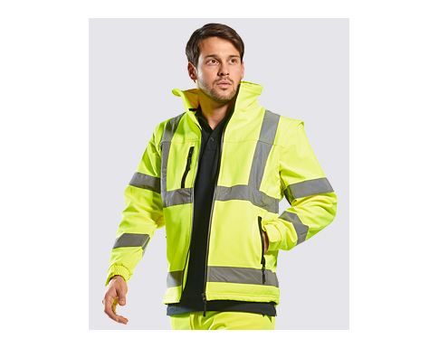 Portwest High Visibility Softshell Jackets - Safety Yellow