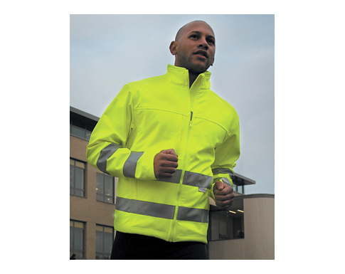 Result Safe Guard High Visibility Softshell Jacket - Safety Yellow
