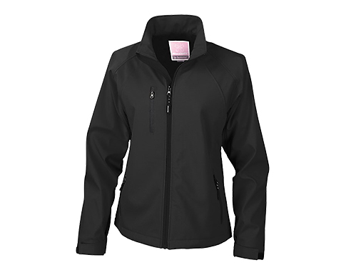 Result Womens Base Layer Softshell Jackets - Black