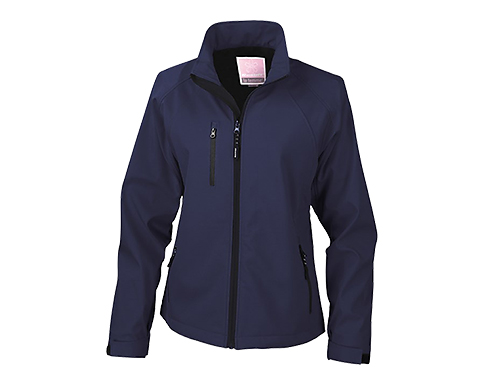 Result Womens Base Layer Softshell Jackets - Navy Blue