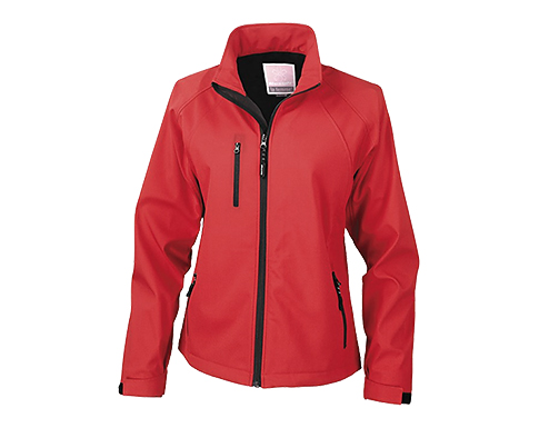 Result Womens Base Layer Softshell Jackets - Red