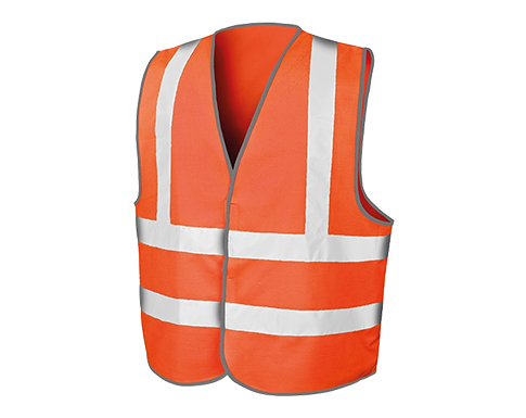 Result Core Hi-Vis Safety Motorway Vests - Safety Orange