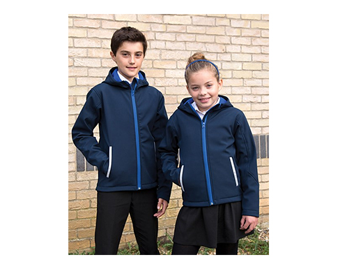 Result Core Junior TX Performance Hooded Softshell Jackets - Lifestyle