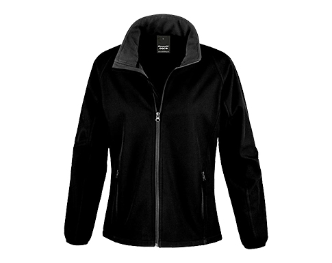 Result Core Womens Value Softshell Jackets - Black