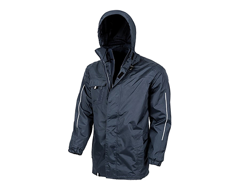 Result Core 3-in-1 Transit Jackets With Softshell Inner - Navy Blue