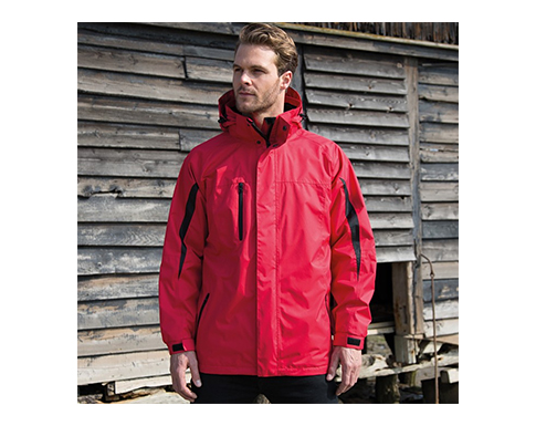 Result Mens 3-in-1 Journey Jacket With Softshell Inner