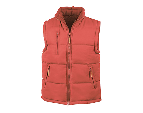 Result Ultra Padded Bodywarmers - Red