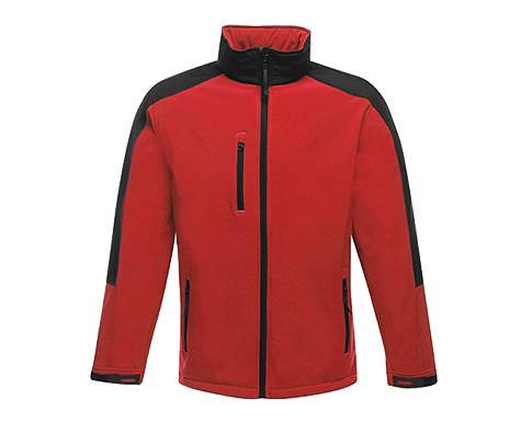 Regatta Hydroforce 3-Layer Softshell Jackets - Red / Black