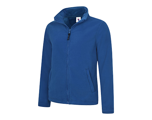 Uneek Womens Classic Full Zip Micro Fleece Jackets - Royal Blue