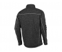 Pickering Mens Full Zip Brushed Knit Jackets - Charcoal