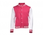 AWDis Varsity Jackets - Pink / White