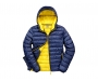 Result Mens Urban Snow Bird Hooded Jackets - Navy Blue / Yellow