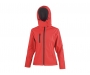 Result Core Womens TX Performance Hooded Softshell Jackets - Red