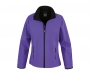 Result Core Womens Value Softshell Jackets - Purple / Black