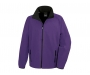Result Core Mens Value Softshell Jackets - Purple / Black