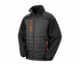 Result GRS Eco-Friendly Compass Padded Softshell Jackets - Black / Orange