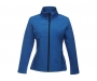 Regatta Octagon 3-Layer Membrane Ladies Softshell Jackets - Oxford Blue / Black