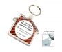 Deluxe Smart Fob House Plastic Keyrings - Clear