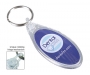 Branded Deluxe Smart Fob Ellipse Plastic Keyrings