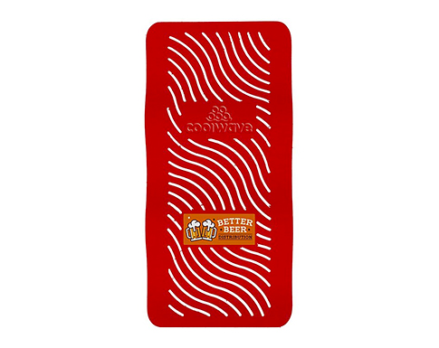 Cool Wave Recycled Can Stasher - Red
