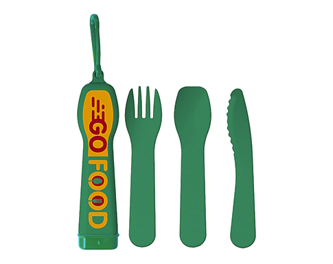 Lunch Mate Recycled Cutlery Sets - Green