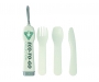 BioPlas Lunch Mate Cutlery Sets - Light Green