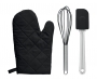 Suffolk Oven Glove & Utensil Set - Black