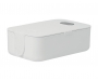Lanreath Lunch Boxes With Mobile Phone Stand - White