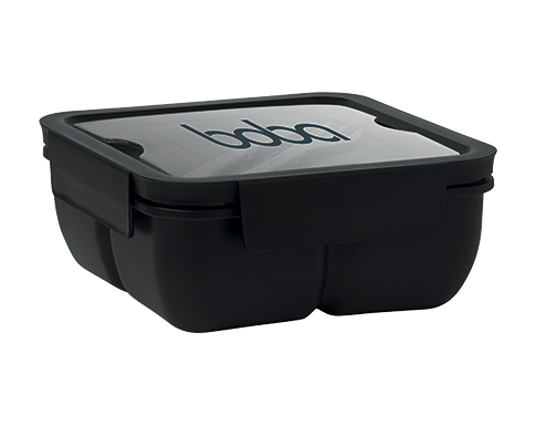Kettlestone Lunch Box With Cutlery - Black