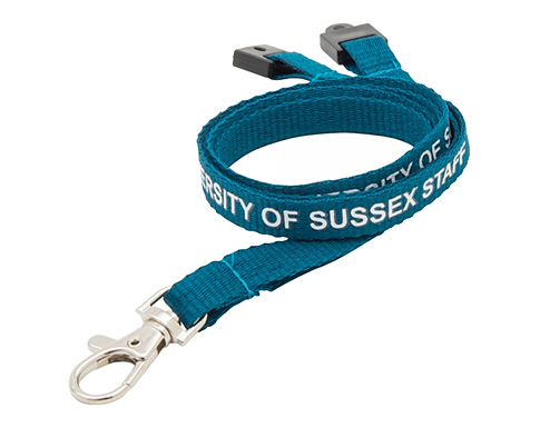 10mm Express Branded Flat Polyester Lanyards - Example 1