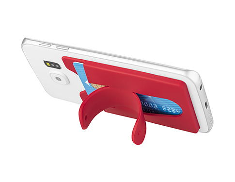Delta Silicone Smartphone Wallet With Stand