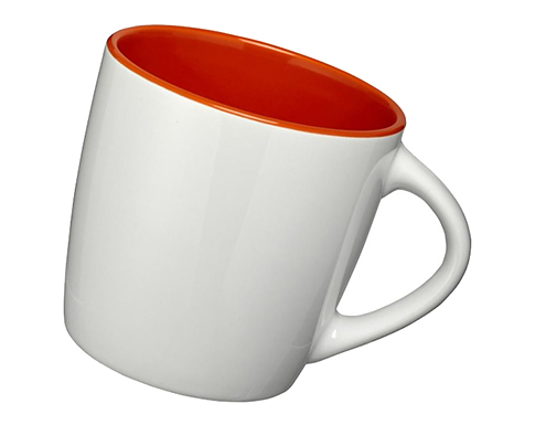 Staffordshire Ceramic Mugs - Orange
