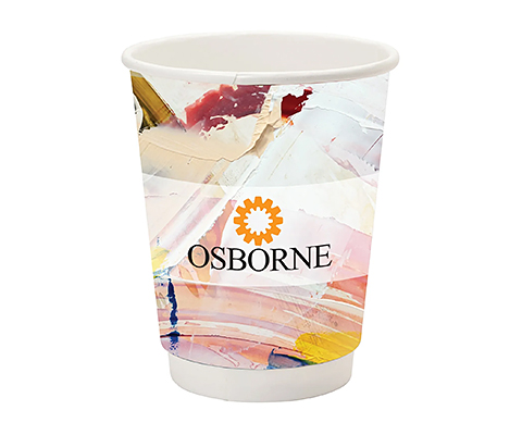 Double Walled Cubano Paper Cup - Full Colour - 340ml