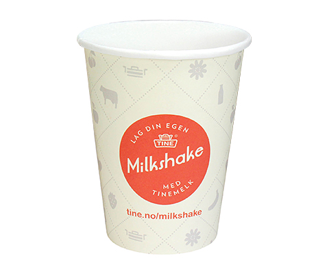 Enviro Recyclable Single Walled Paper Cup - Full Colour - 340ml