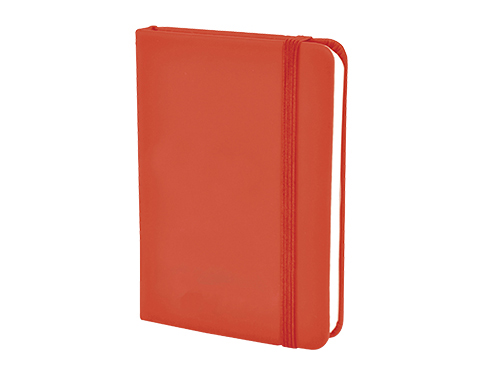Phantom A7 Soft Feel Notebooks With Pocket - Red