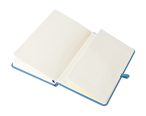 Phantom A6 Soft Feel Notebooks With Pocket - Cyan