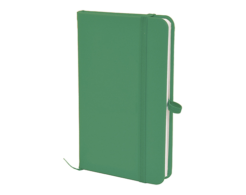 Phantom A6 Soft Feel Notebooks With Pocket - Green