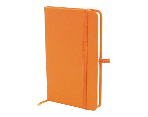 Phantom A6 Soft Feel Notebooks With Pocket - Orange