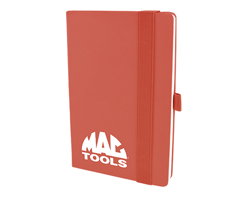 Spectre A5 Maxi Soft Feel Notebooks - Red