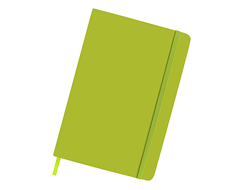 Warwick A5 Soft Feel Notebooks - Lime