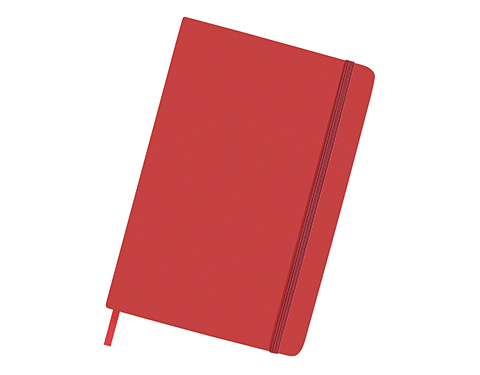 Warwick A5 Soft Feel Notebooks - Red
