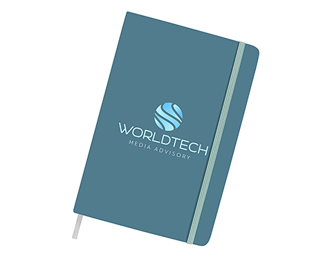 Warwick A5 Soft Feel Notebooks - Turquoise
