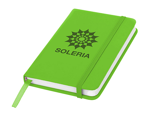 A6 Spectrum Hard Cover Notebooks - Lime