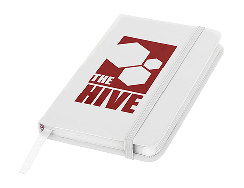 A6 Spectrum Hard Cover Notebooks - White